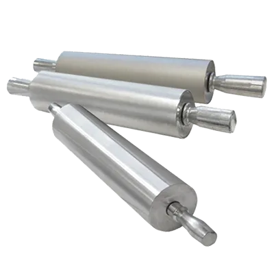 Omcan USA 27676 Rolling Pin - 13" Aluminum Baking Tool, Durable Construction, Perfect for Pastry
