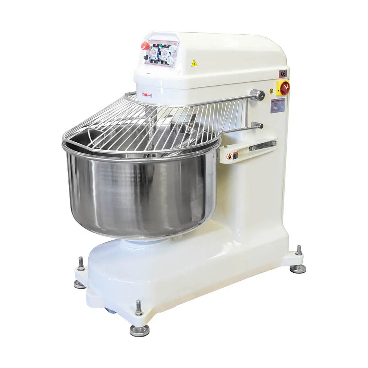 American Eagle AE-5080 Spiral Mixer with 125 qt Fixed Bowl, 2-Speed, 176 lbs Dough Capacity