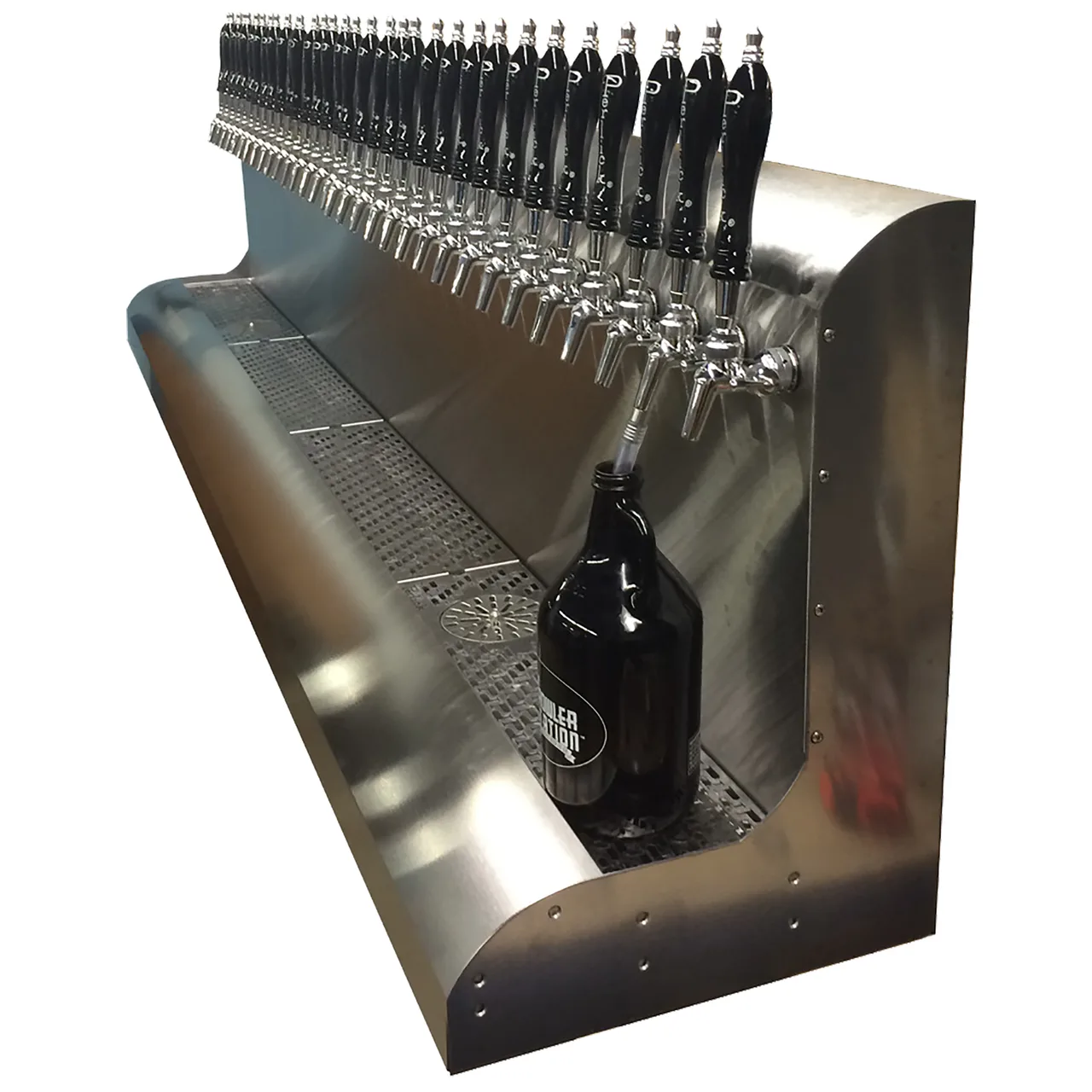 Perlick 3076-29 87" W Modular Draft Beer Dispensing Tower, Wall Mount