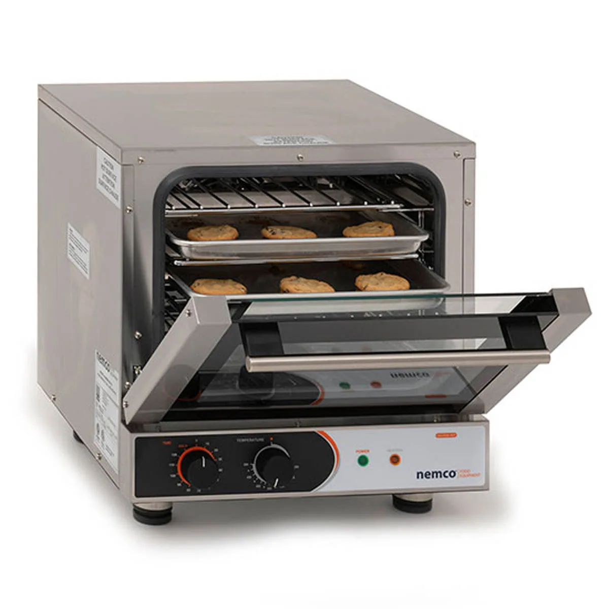 Nemco 6240 Quarter-Size Electric Convection Oven w/ Manual Controls, Single Deck