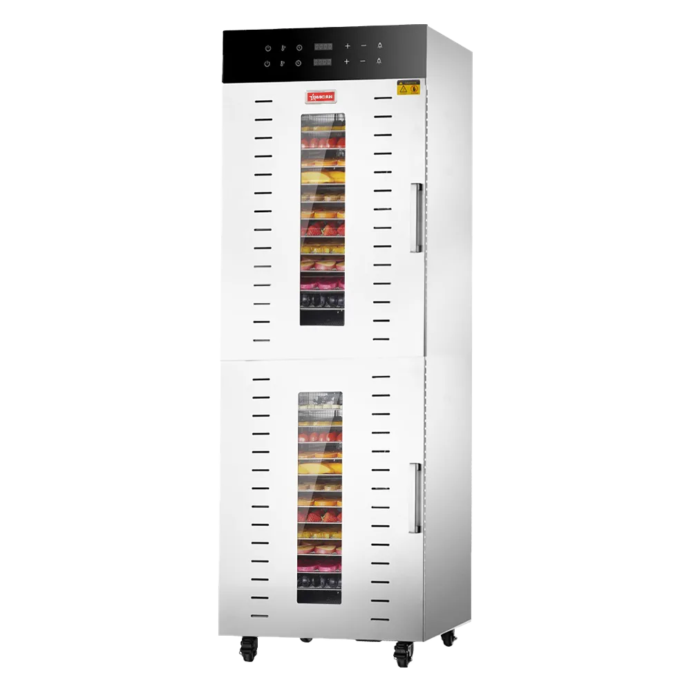 Omcan USA 48177 Double Zone Food Dehydrator, 32 Trays, Stainless Steel, 3000W, 220V
