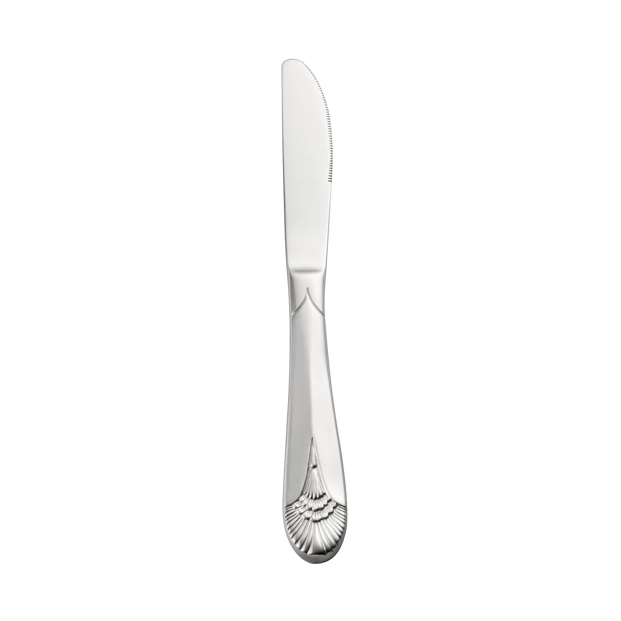 CAC China 8001-08 Royal Dinner Knife, 8-3/4" Solid Handle, Weight, 18/8 Stainless Steel - 1 Dozen