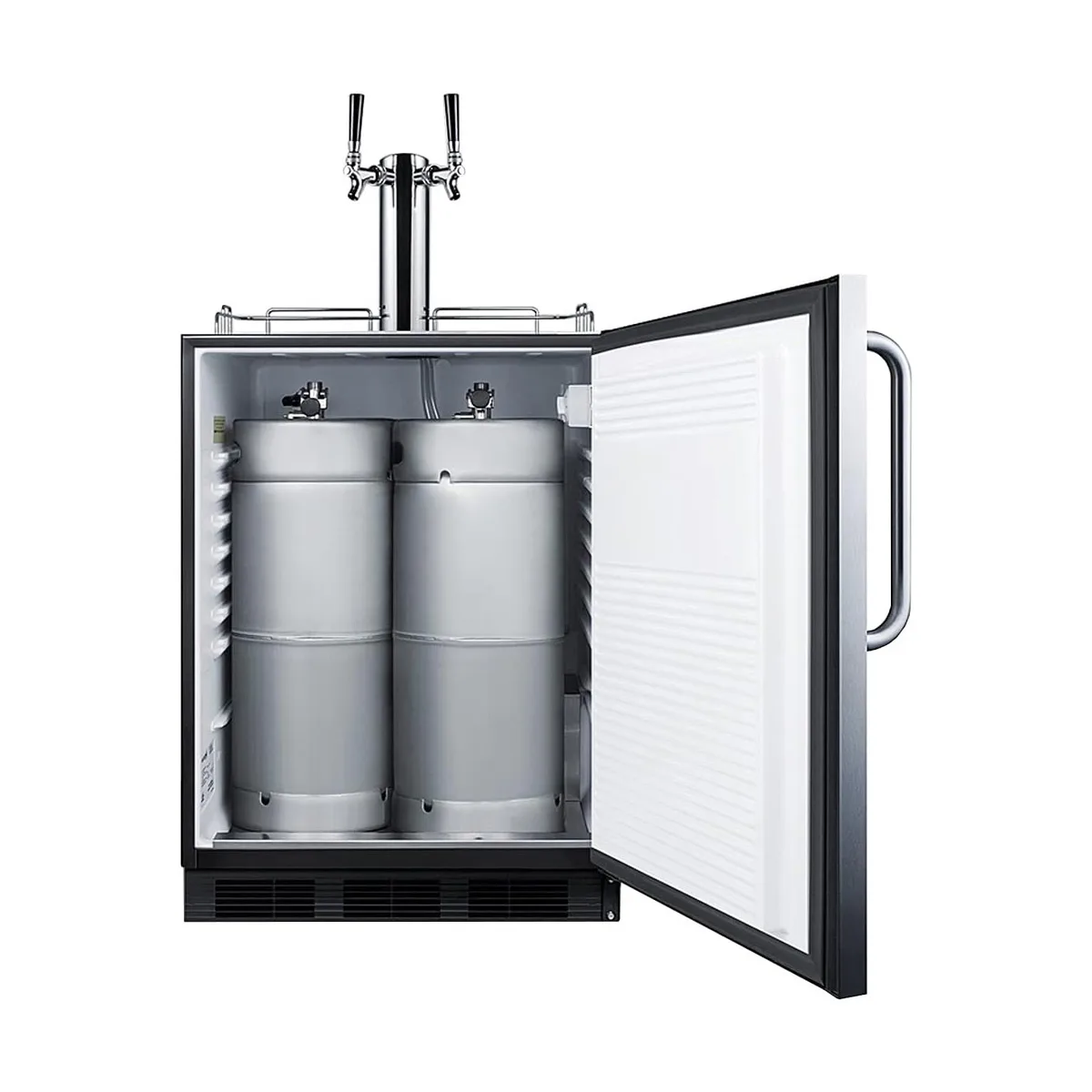 Summit SBC54OSBIADAWKDTWIN 24" Outdoor Wine Kegerator, ADA compliant, 2 Kegs