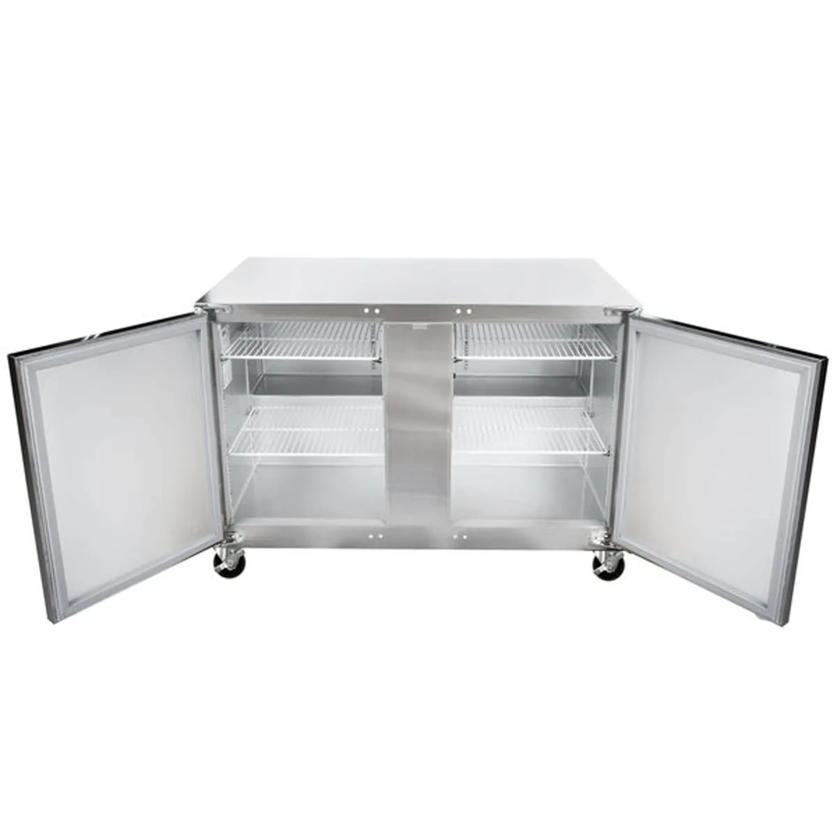Traulsen UHT48-LR 48" 2-Door Undercounter Refrigerator, Stainless Steel, 13.5 cu. ft., Front Breathing