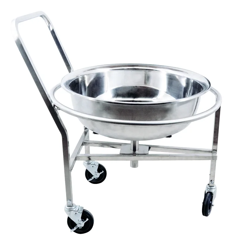 Omcan USA 43469 Roto Cart, 31"W x 36.5"D x 39.75"H, Stainless Steel, 3 Welded Wheels
