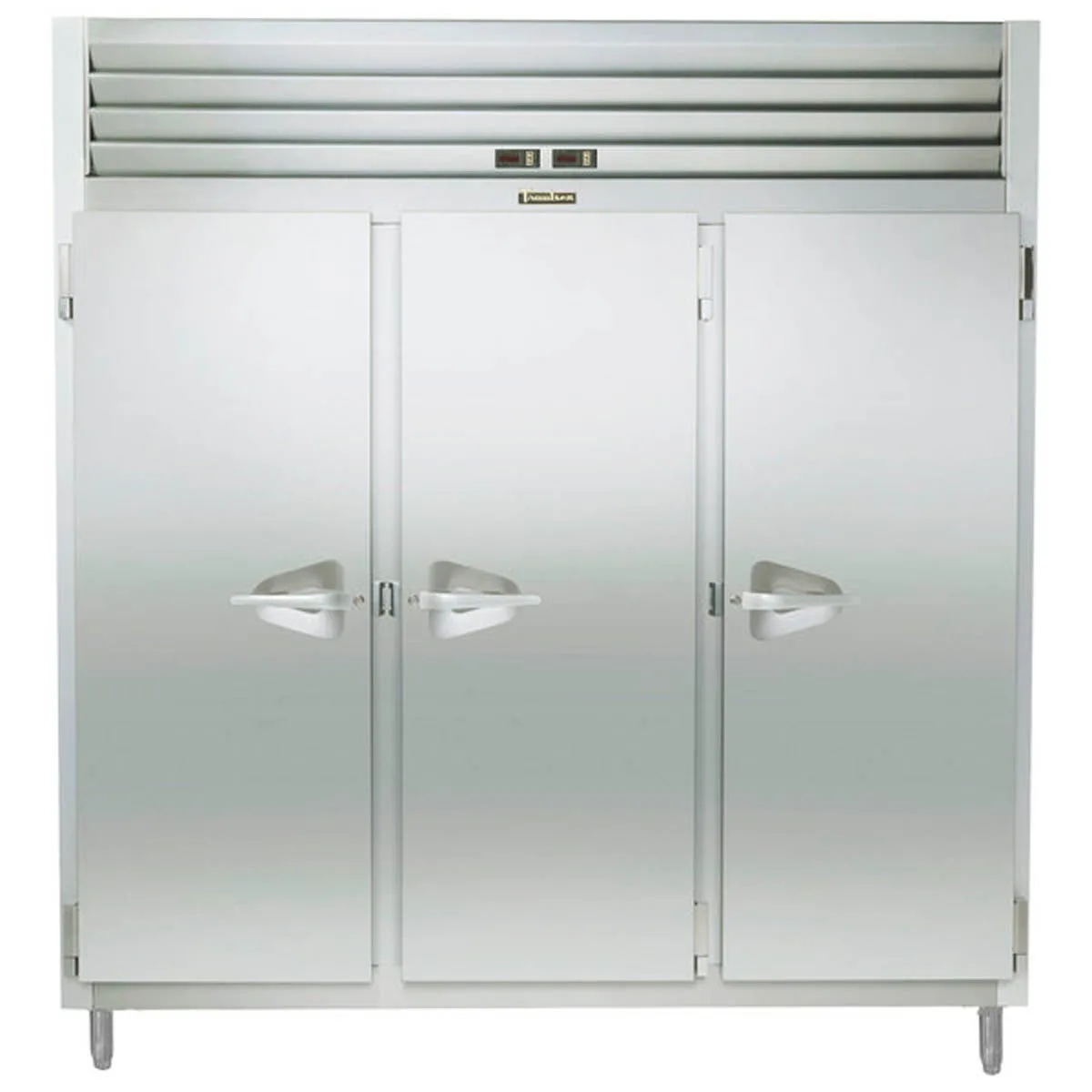 Traulsen ADT332NUT-FHS 76" 3-Section Reach-In Refrigerator Freezer Combo w/ 3 Solid Doors
