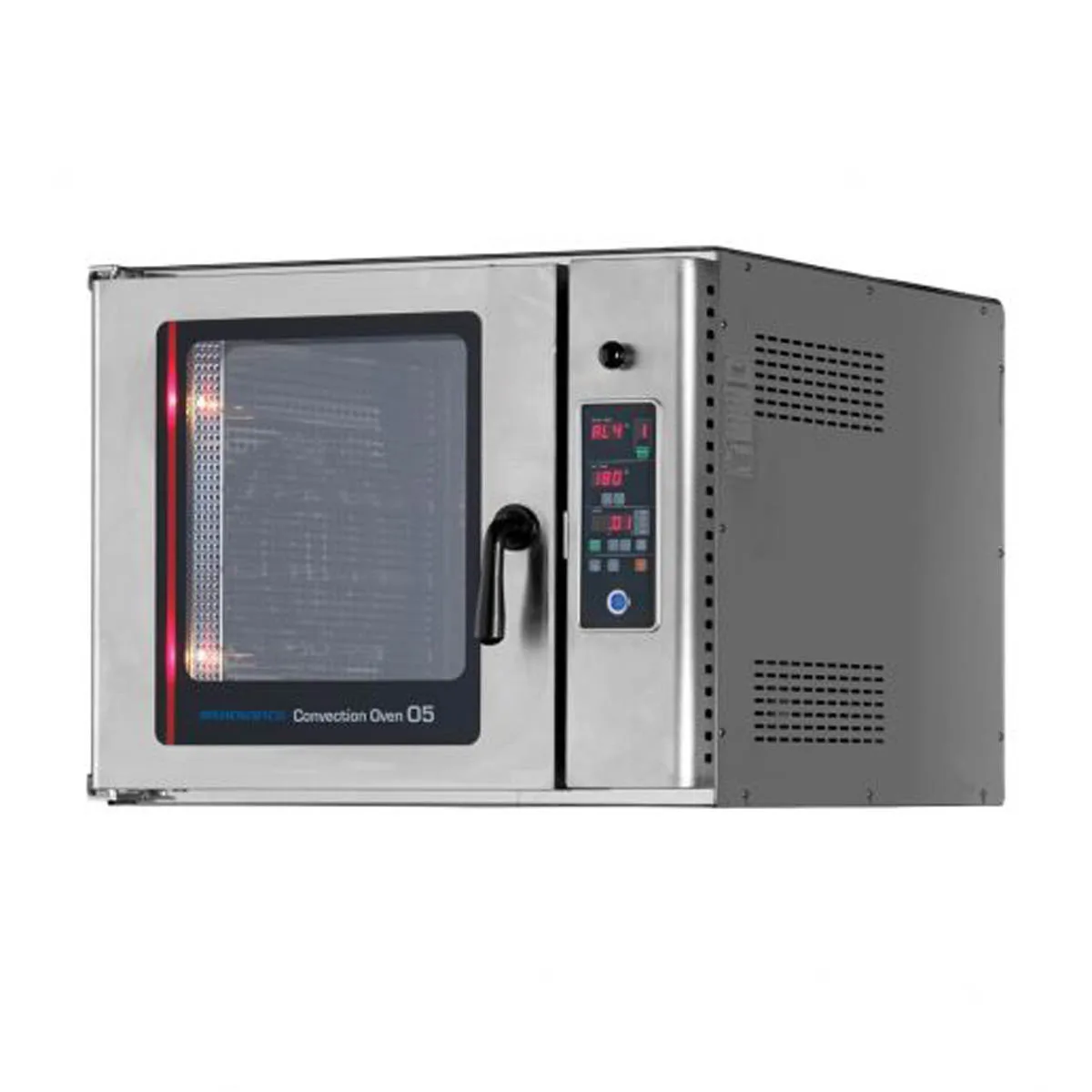Turbo Air RBCO-N1U Single Deck Full Size Electric Convection Oven with Programmable Controls