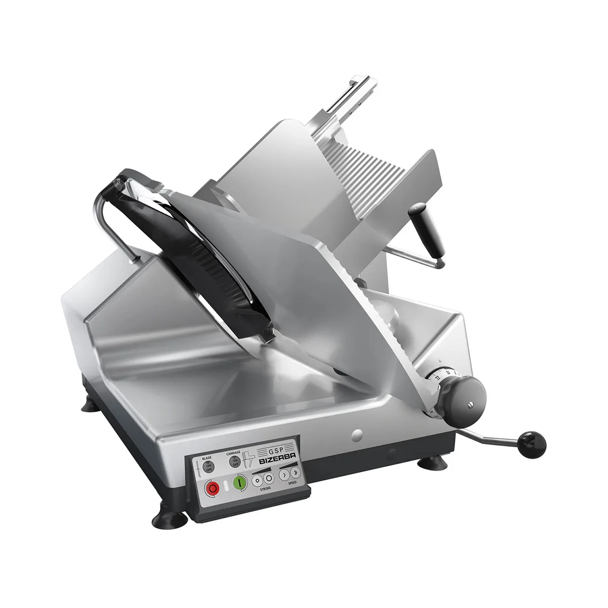 Bizerba GSP HD I 150-SLI Senior Living Series 13" Automatic Gravity Feed Meat Slicer - 1/2 HP, 120V