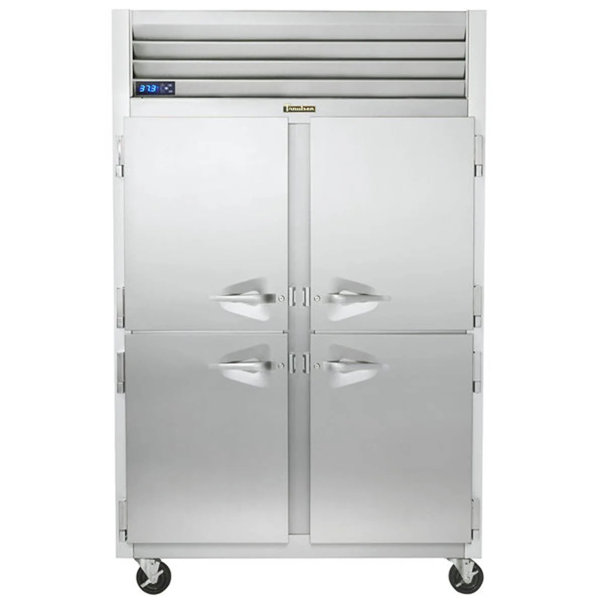 Traulsen G20046-032 52" 2-Section Pass-Thru Refrigerator w/ 8 Half Solid Doors (right/left hinged), 48.87 cu. ft.