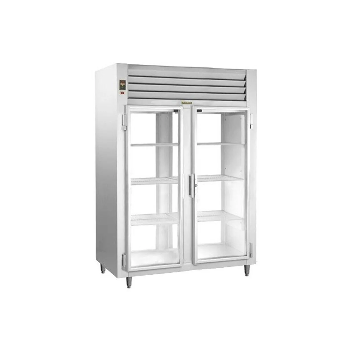 Traulsen RHT226WP-FHG 58" 2-Section Pass-Thru Refrigerator w/ 4 Glass Doors, Remote, 44.3 cu. ft.