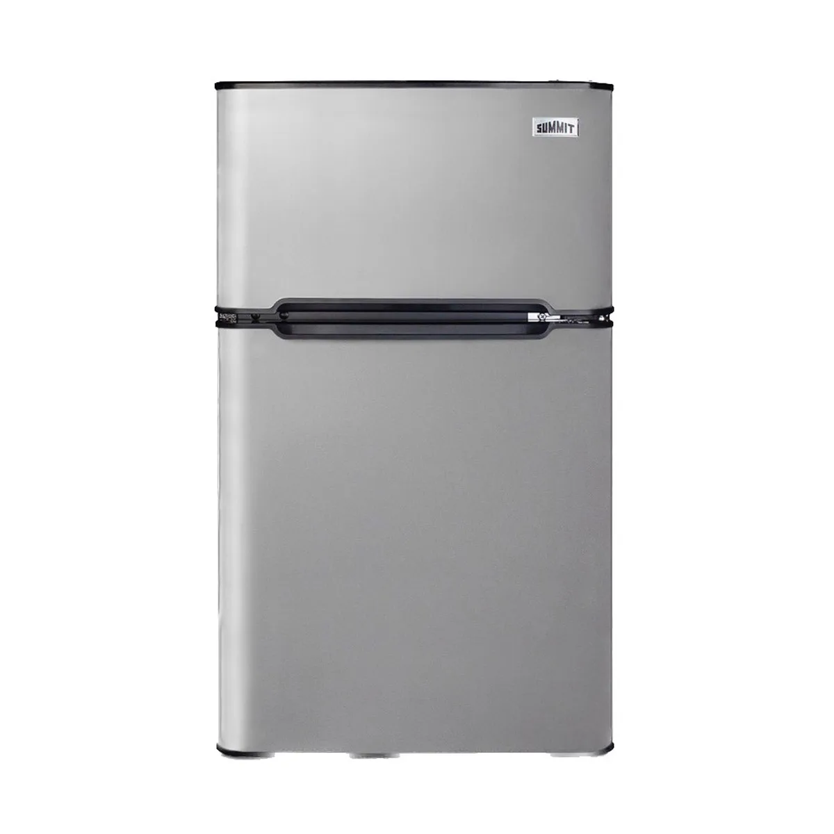 Summit CP34BSSADA 19" Compact Reach-In Refrigerator Freezer in Black, Stainless Steel Door, 3.2 cu. ft.