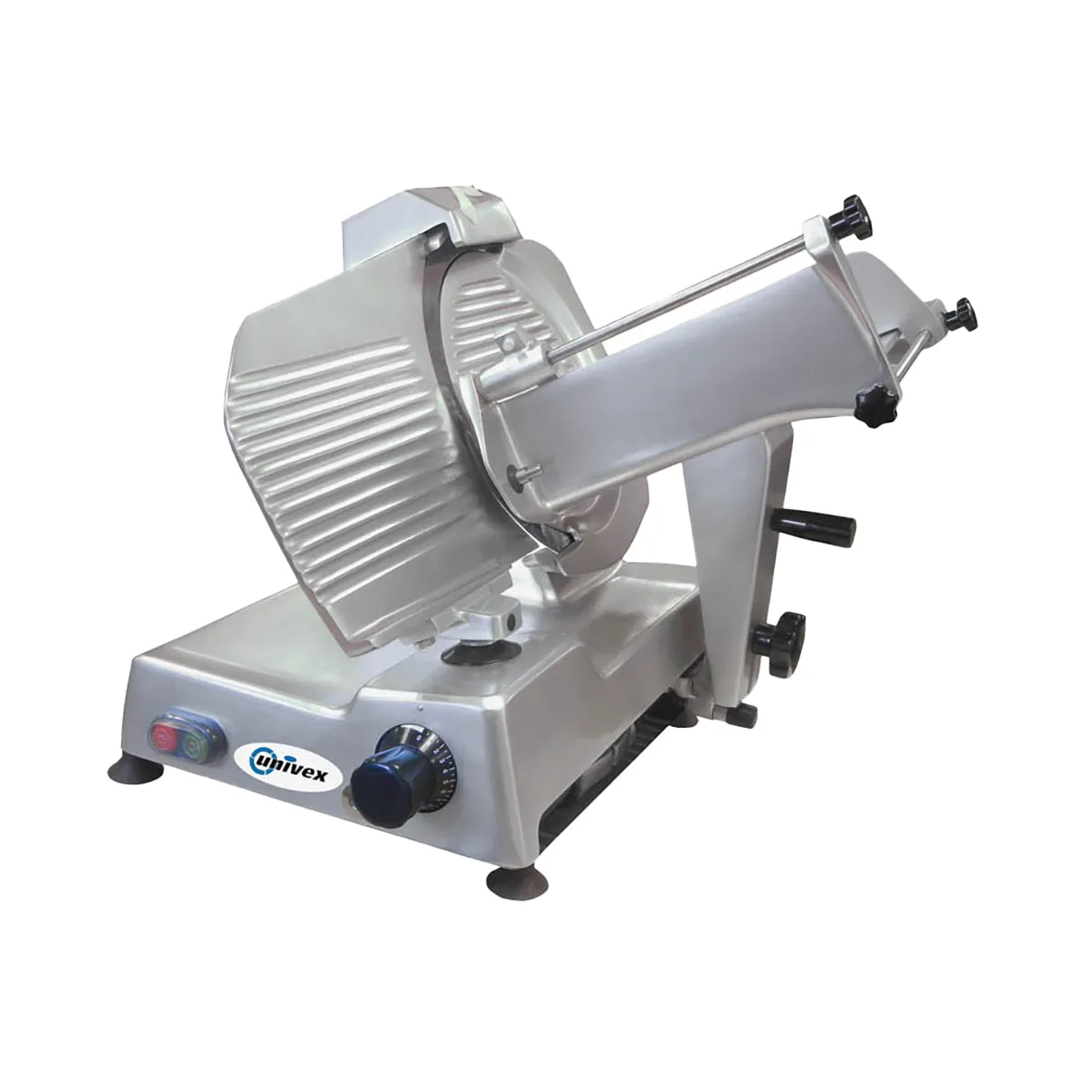 Univex 6612M Meat Slicer – 12" Blade, Belt-Driven, Manual Feed, 0‑0.5" Adjustable Thickness, 1/2 HP, Aluminum, NSF