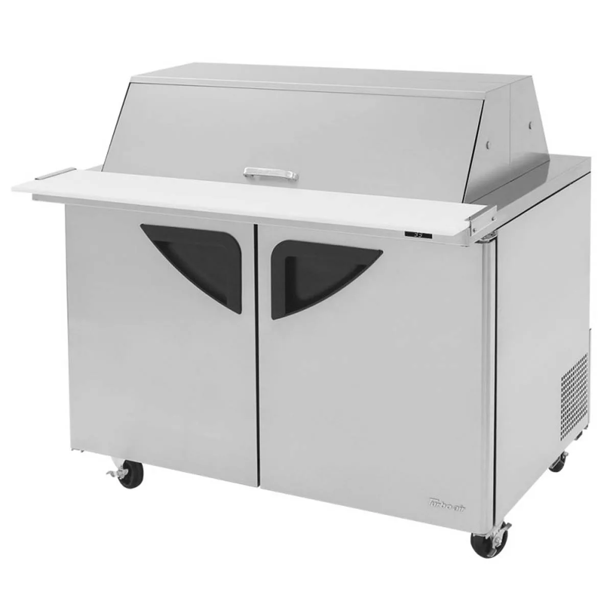 Turbo Air TST-48SD-18-N-DS 48" Mega Top Sandwich/Salad Prep Table w/ 2 Doors, 18 Pans