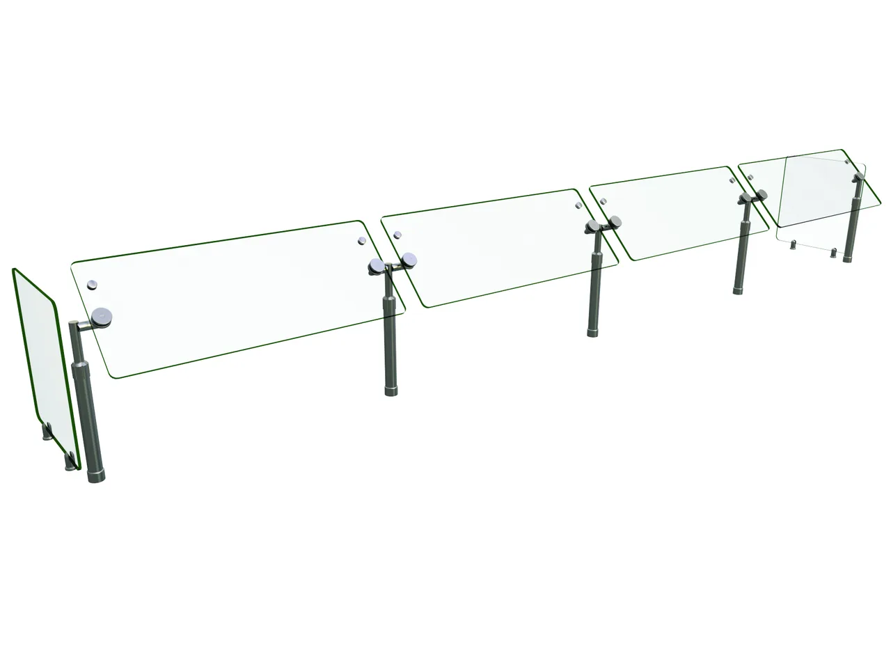 Hatco B950-144 Flav-R-Shield™ B950 Food Shield, Adjustable Self-Service