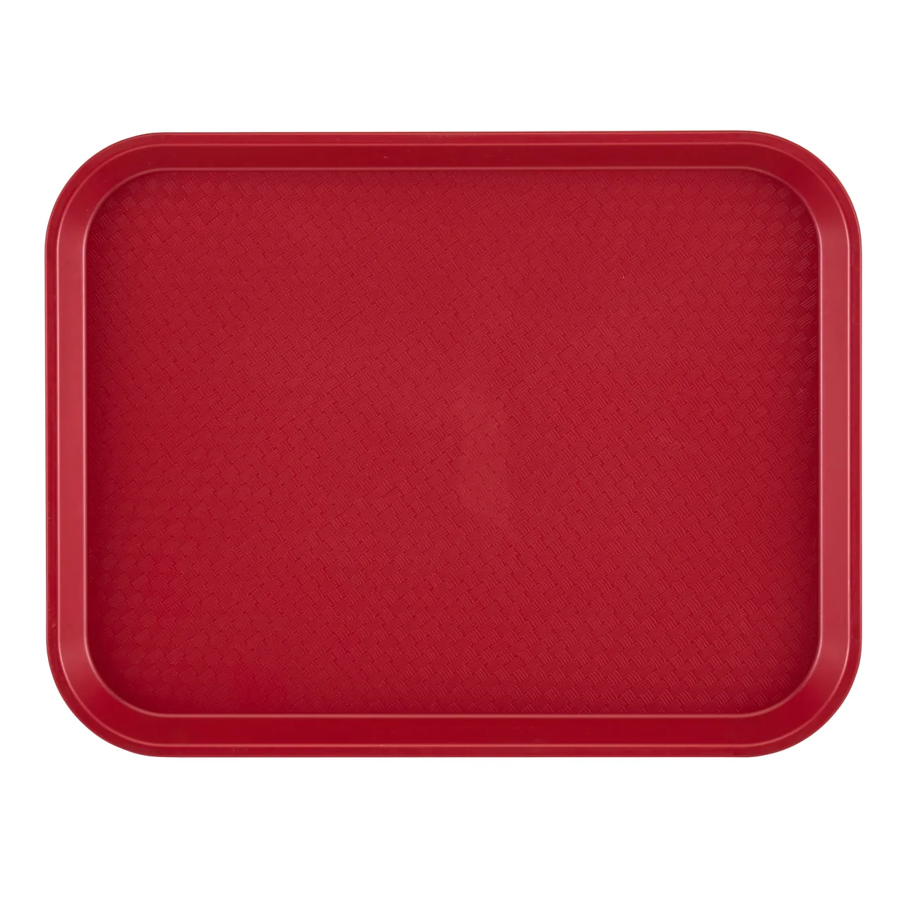 Cambro 1216FF416 Fast Food Tray – 11-7/8" x 16-1/8" Red Cranberry Polypropylene, Dishwasher Safe