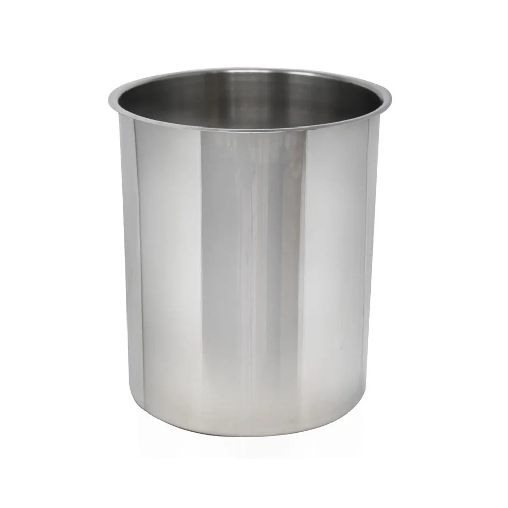 Omcan USA 44656 Bain Marie Pot – 6 Qt, 8" Dia. x 9" Deep, Stainless Steel Construction