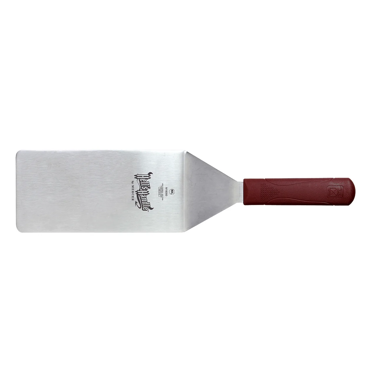 Mercer M18350 Hell's Handle® Turner 8" x 4" Blade 16" Length Reinforced Handle 450°F Heat‑Resist NSF