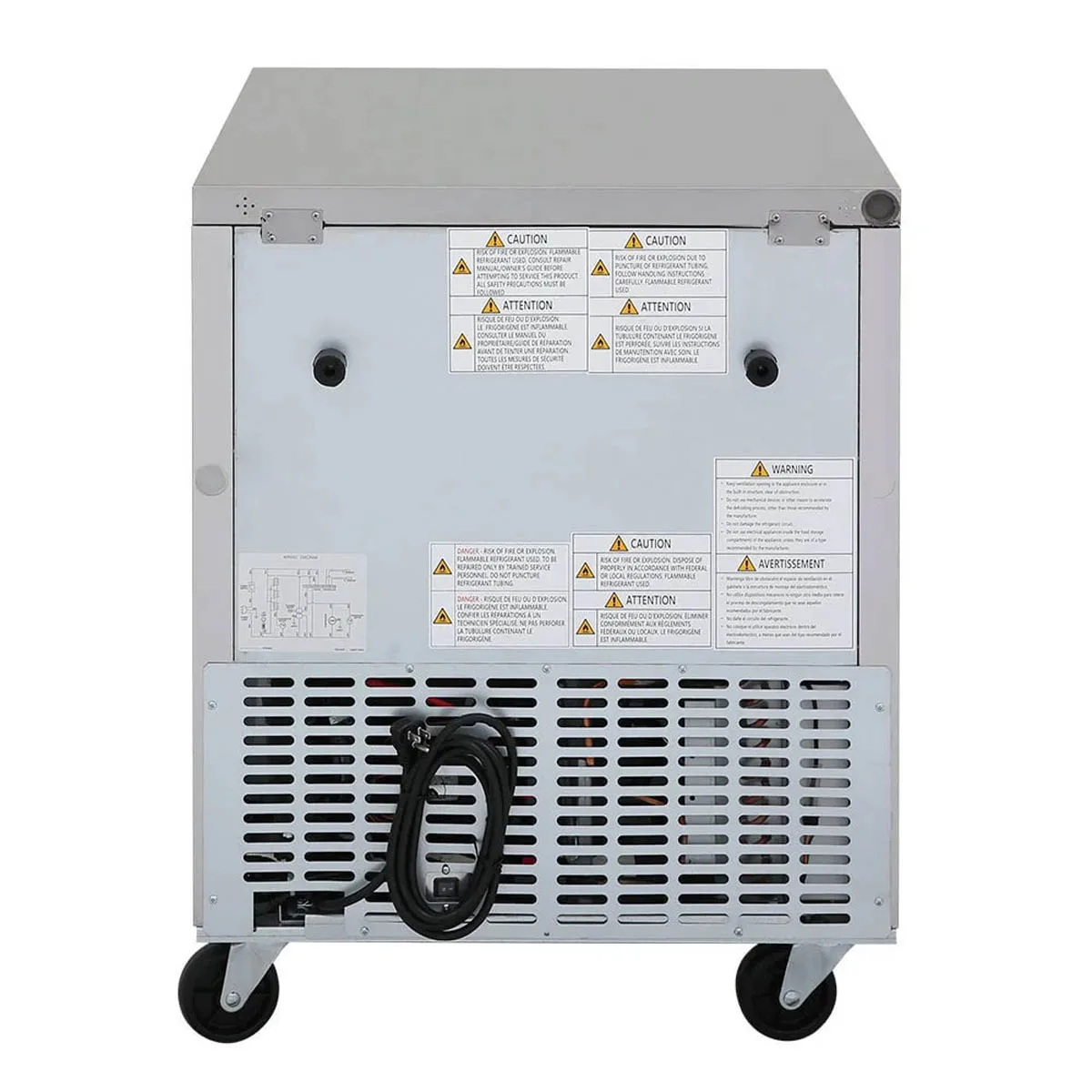 Turbo Air TUF-28SD-N 28" 1-Door Undercounter Freezer, Stainless Steel, 6.8 cu. ft.