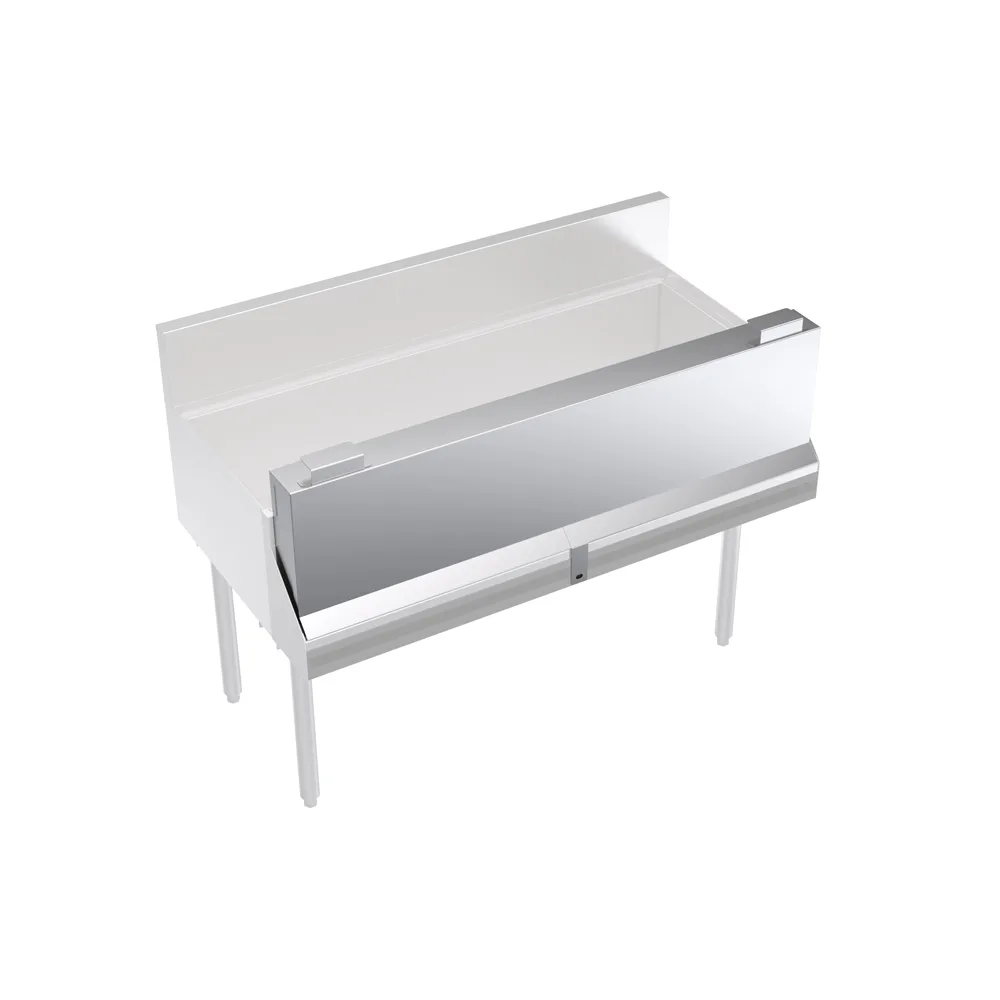 Krowne KR-SC46 Royal Series Speed Rail Locking Cover, Single, 46" Width, 43"-47" Stainless Steel
