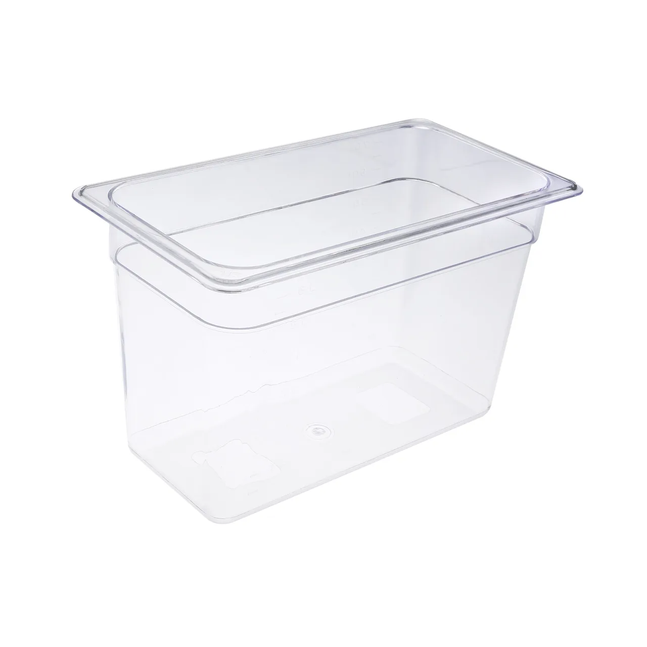 CAC China PCFP-T8 Polycarbonate Food Pan, 1/3-Size, 8" Deep, Clear, Non-Stick