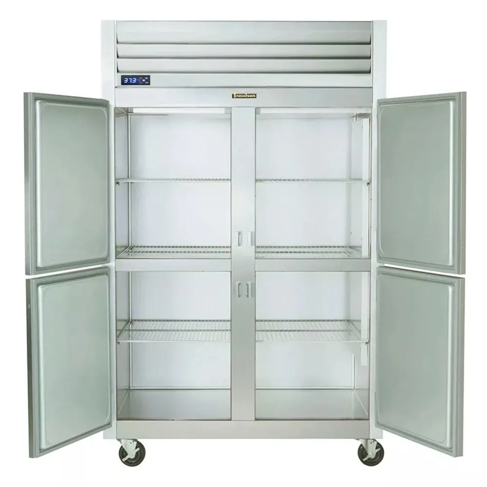 Traulsen G20004P 52" 2-Section Pass-Thru Refrigerator w/ 8 Half Solid Doors (left/right hinged), R450A, 48.6 cu. ft.