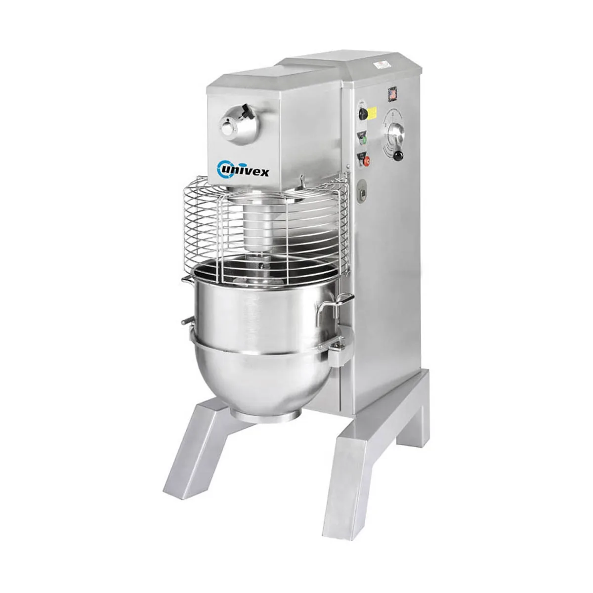Univex SRM20+ Countertop 20 qt Planetary Mixer w/ Guard, #12 HUB, Variable Speed, 1/2 hp