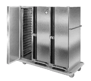 Carter-Hoffmann PH1250 3-Door Heated Holding Cabinet, 50 Pan Capacity, Stainless Steel, 37"-42"H