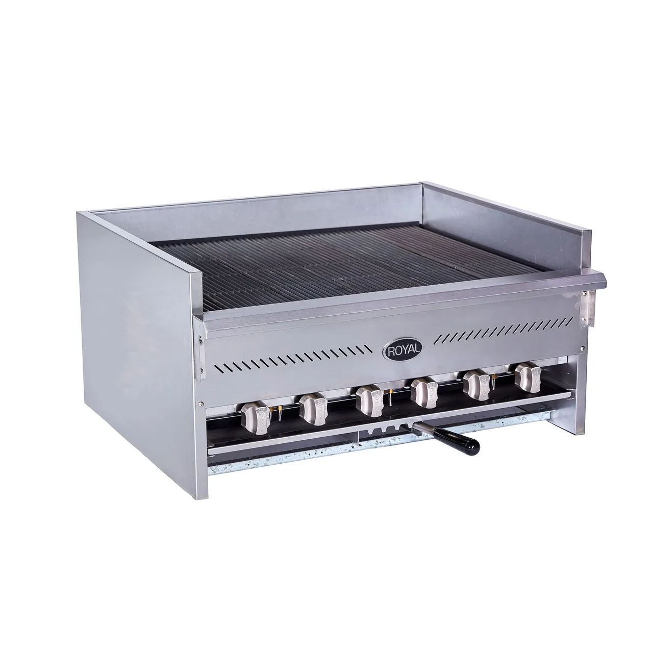 Royal Range of California RARB-36 36" Countertop Gas Steakhouse Radiant Charbroiler, 120.000 BTU