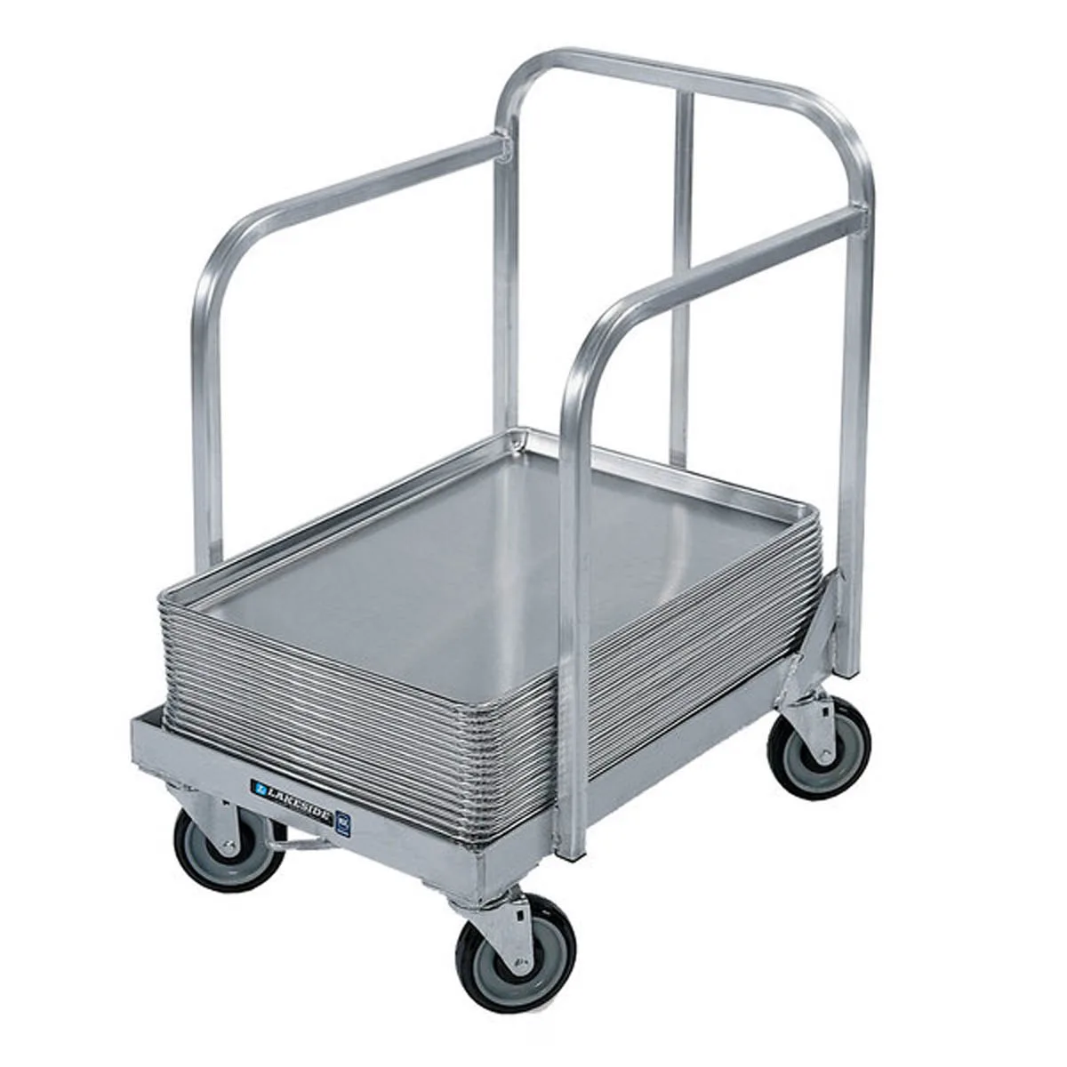 Lakeside 631 Single Stack Sheet Pan Dolly with Push Handle, 500 lb. Capacity