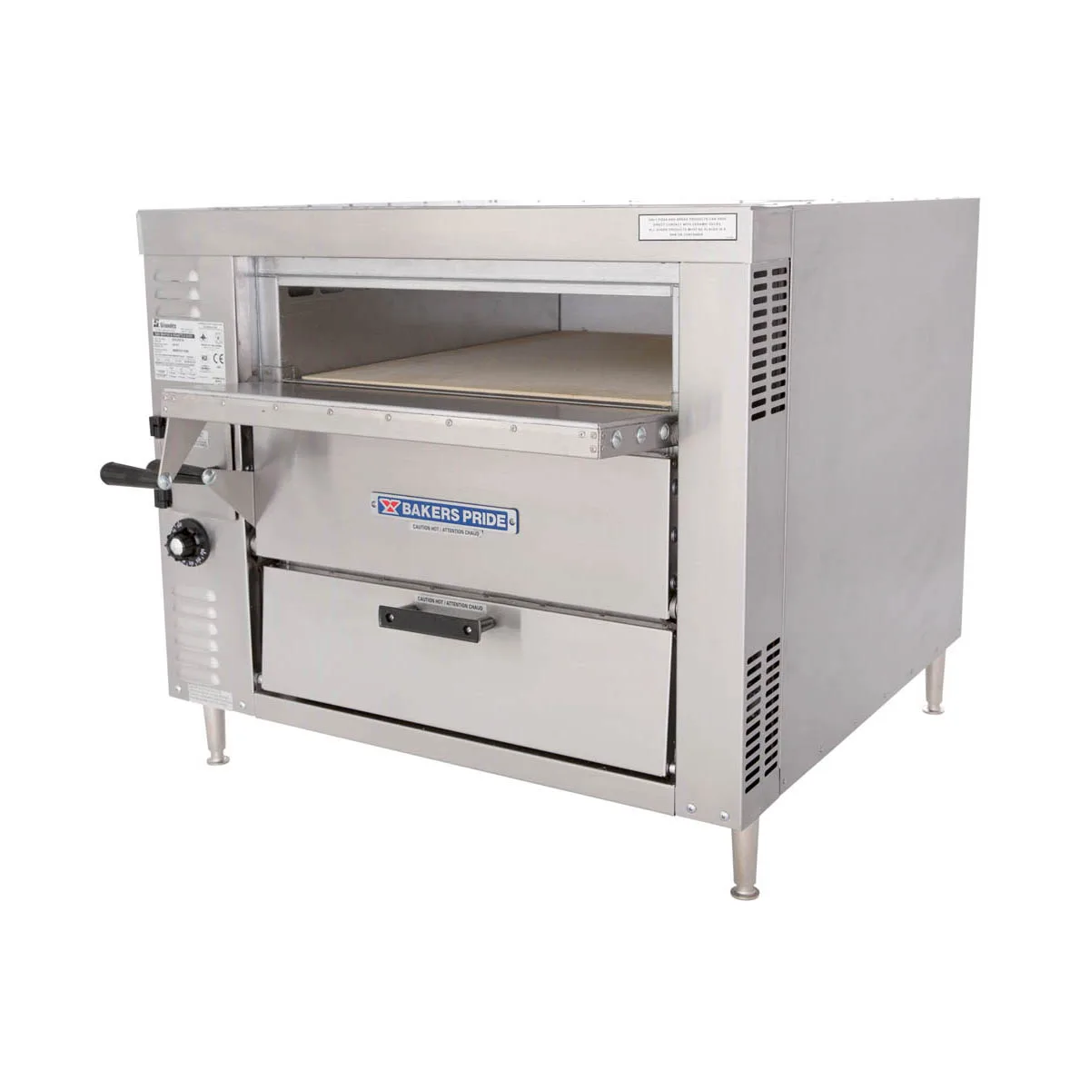 Bakers Pride GP51 32" Double Deck Gas Countertop Pizza Oven w/ 40,000 BTU, Stackable