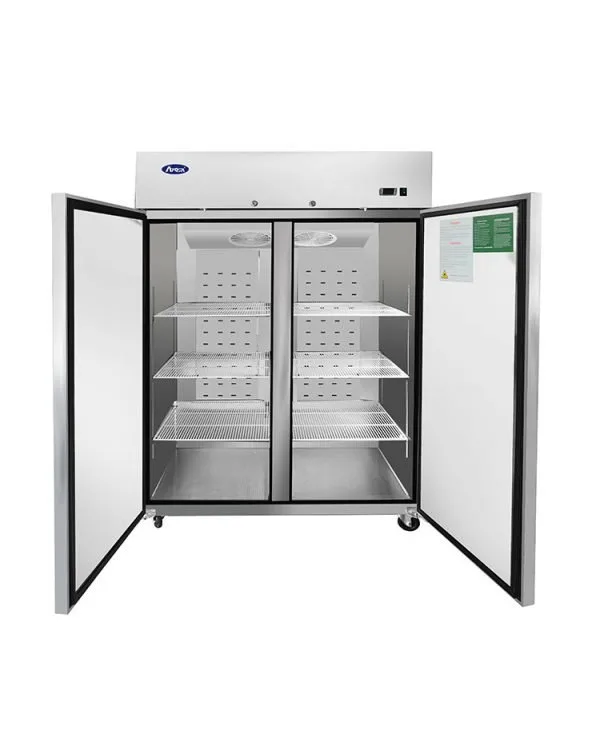 Atosa USA MBF8002GR 51" Two Solid Door Reach-In Freezer, Top Mount, 43.2 cu. ft.