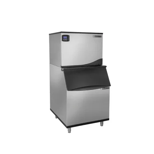 Maxx Ice MIM370NH-B470 Ice Maker, 30", 373 Lb/Day Cube, Black, Air‑Cooled, 470 Lb Bin, ENERGY STAR®