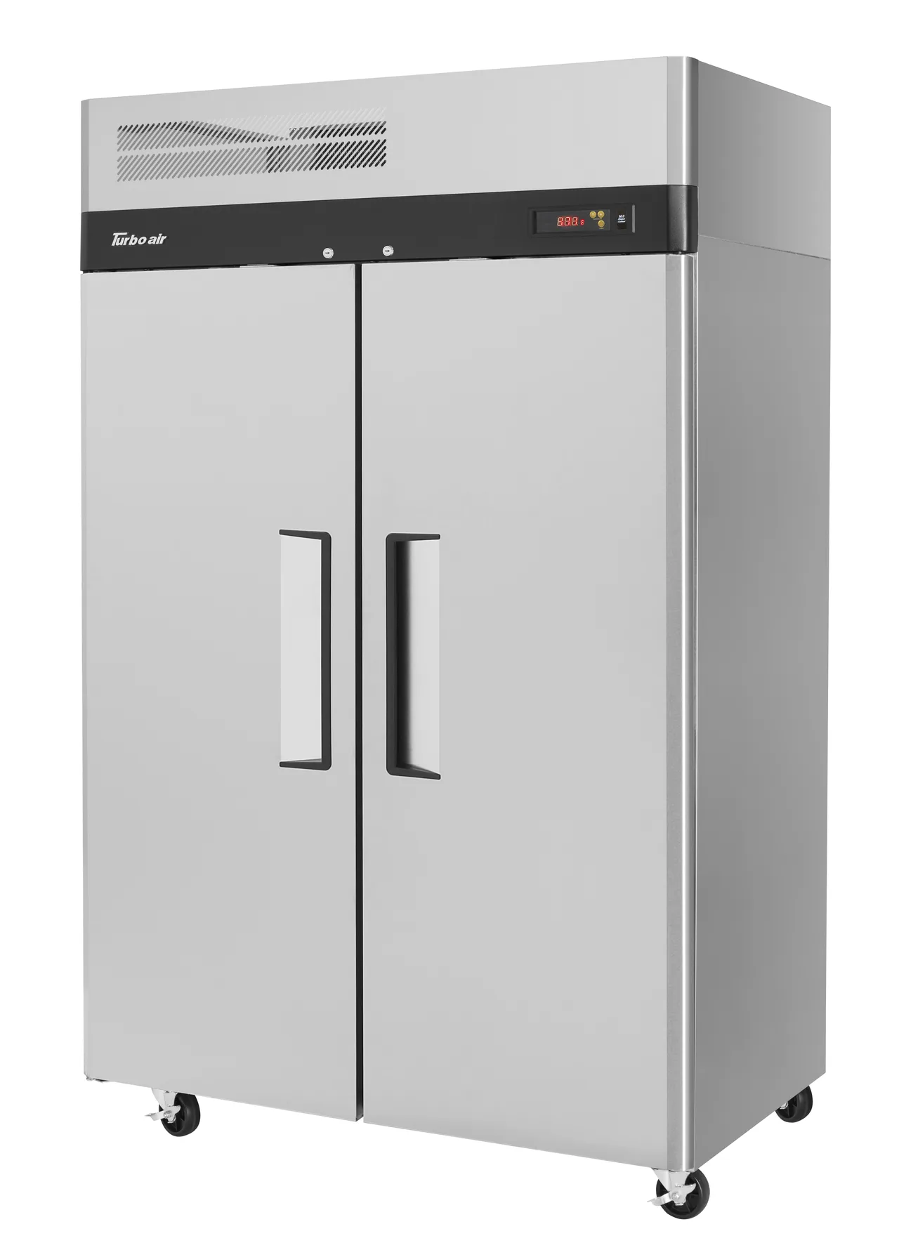 Turbo Air M3H47-2-PT 2-Section Pass-Thru Heated Cabinet, 51.75"W x 33.125"D, Stainless Steel, Solid Doors, 42.9 cu. ft., 1550W