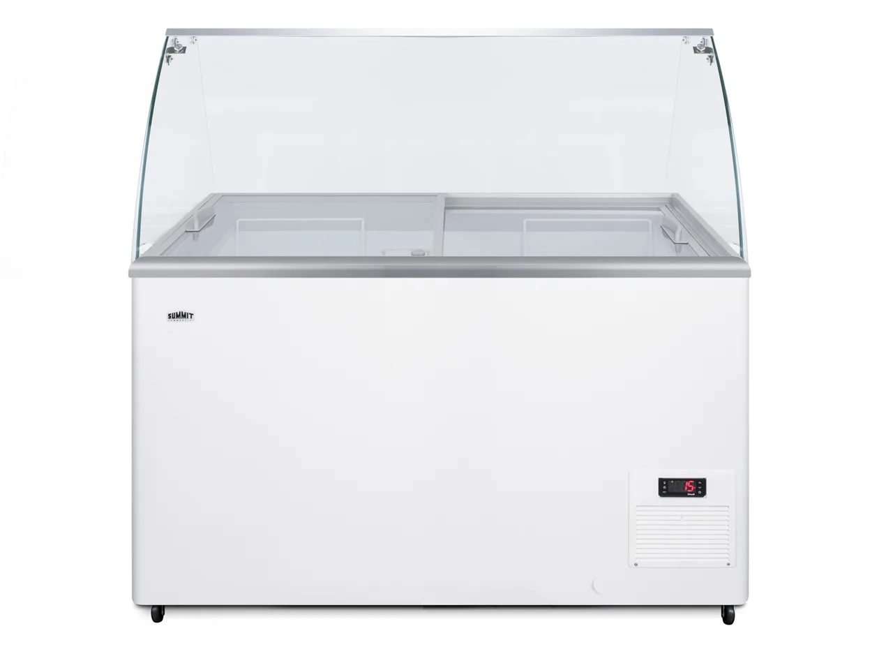 Summit NOVA35GDC 43" Flat Lid Ice Cream Display Freezer, 11.7 cu. ft.