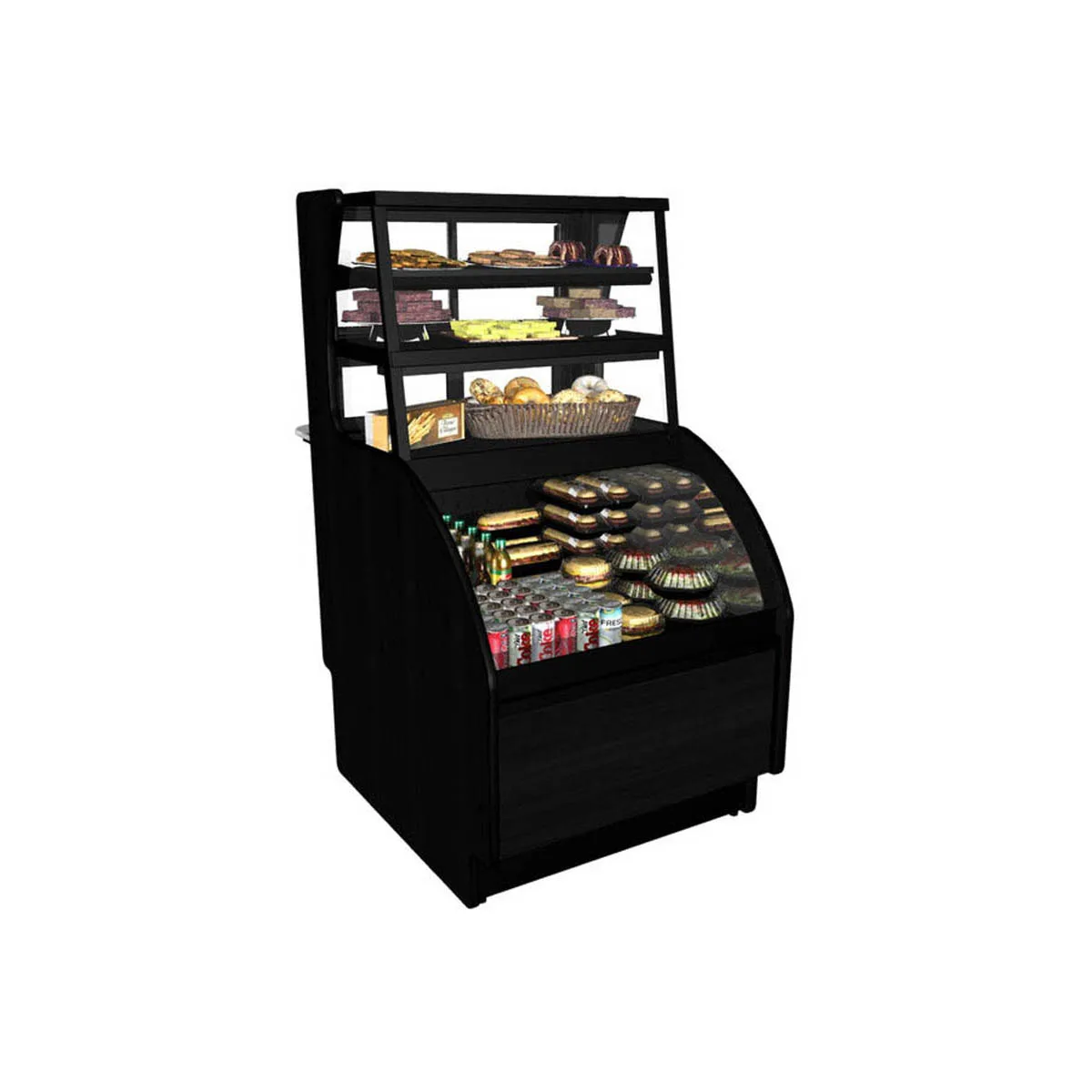 Structural Concepts C3Z4867 48" Oasis Dual Service Dry / Refrigerated Bakery Case