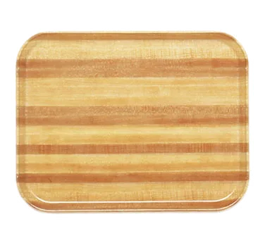 Cambro 1520303 Rectangular Tray, 15" x 20-1/4", Fiberglass, WoodColor, ButcherBlock, Dishwasher Safe