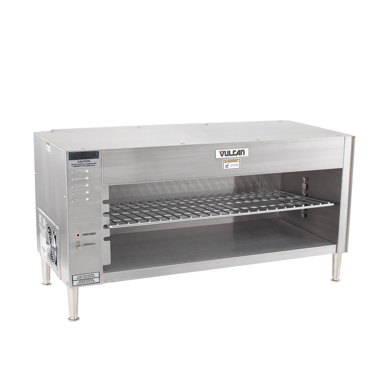 Vulcan 1024 2,400 Watt Electric Countertop Cheesemelter, Quartz Element