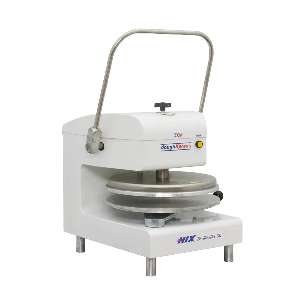 DoughXpress DXM-W 18" Manual Pizza Dough Press with Single Heat and Digital Temperature Control