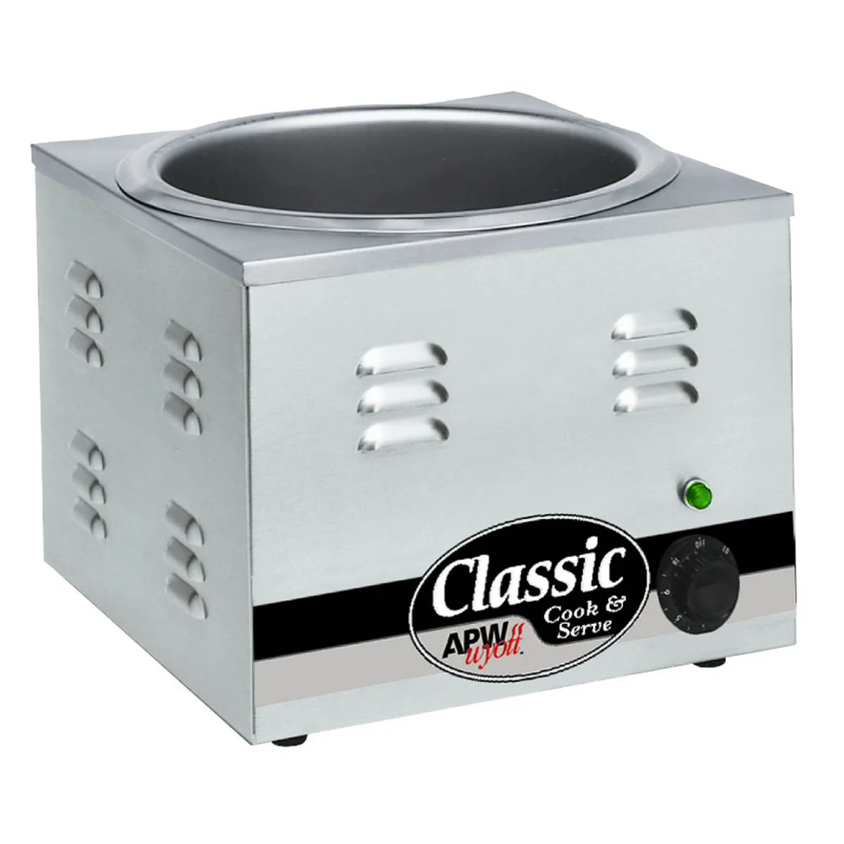 APW Wyott CW-1B 12" 11 Qt. Countertop Soup Warmer/Rethermalizer w/ Thermostatic Controls