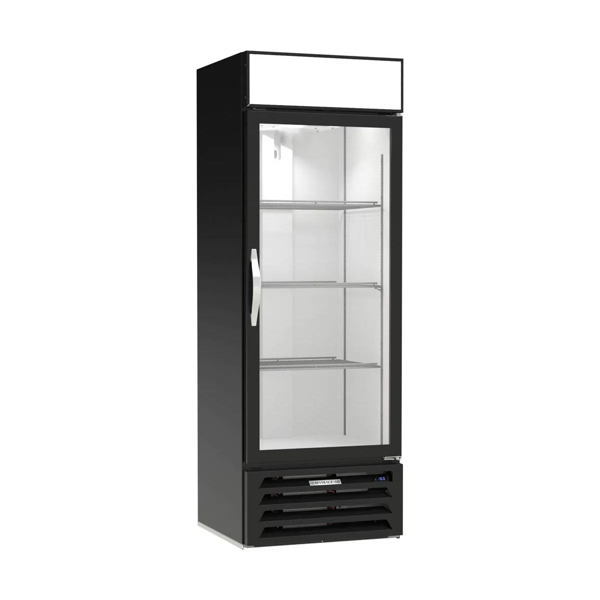 Beverage Air MMF19HC-1-B 27" 1 Glass Door Merchandiser Freezer in Black, 17.87 cu. ft.