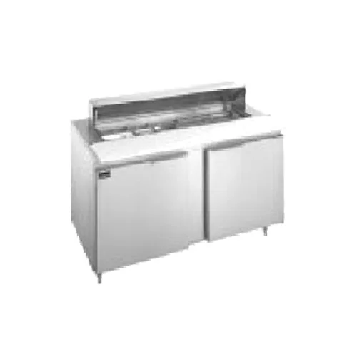 Randell 9601-290 60" 2-Door Sandwich and Salad Prep Table, 14 Pans, Stainless Steel