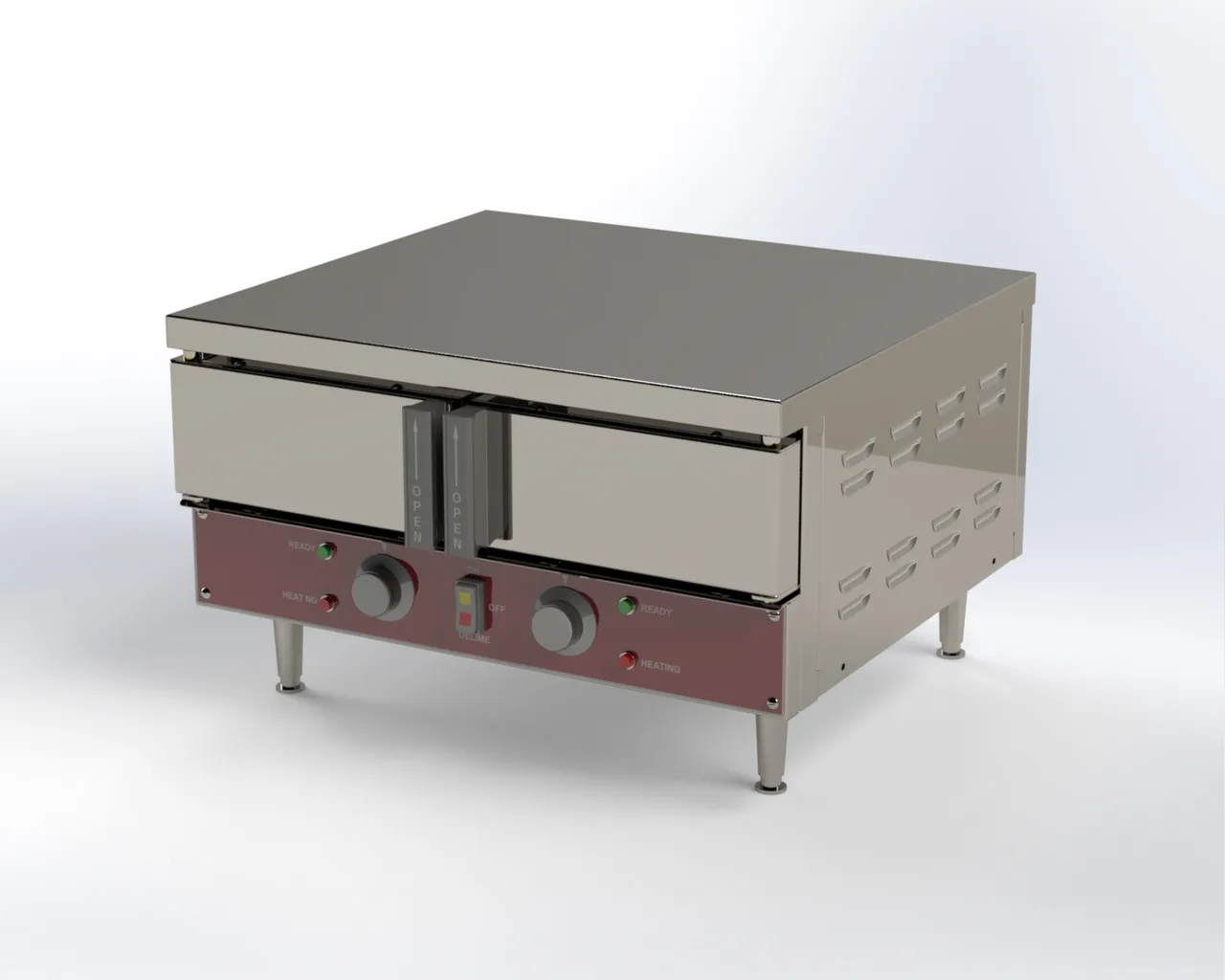 Southbend PSE-2-SB Countertop Electric Convection Steamer w/ (2) Compartment