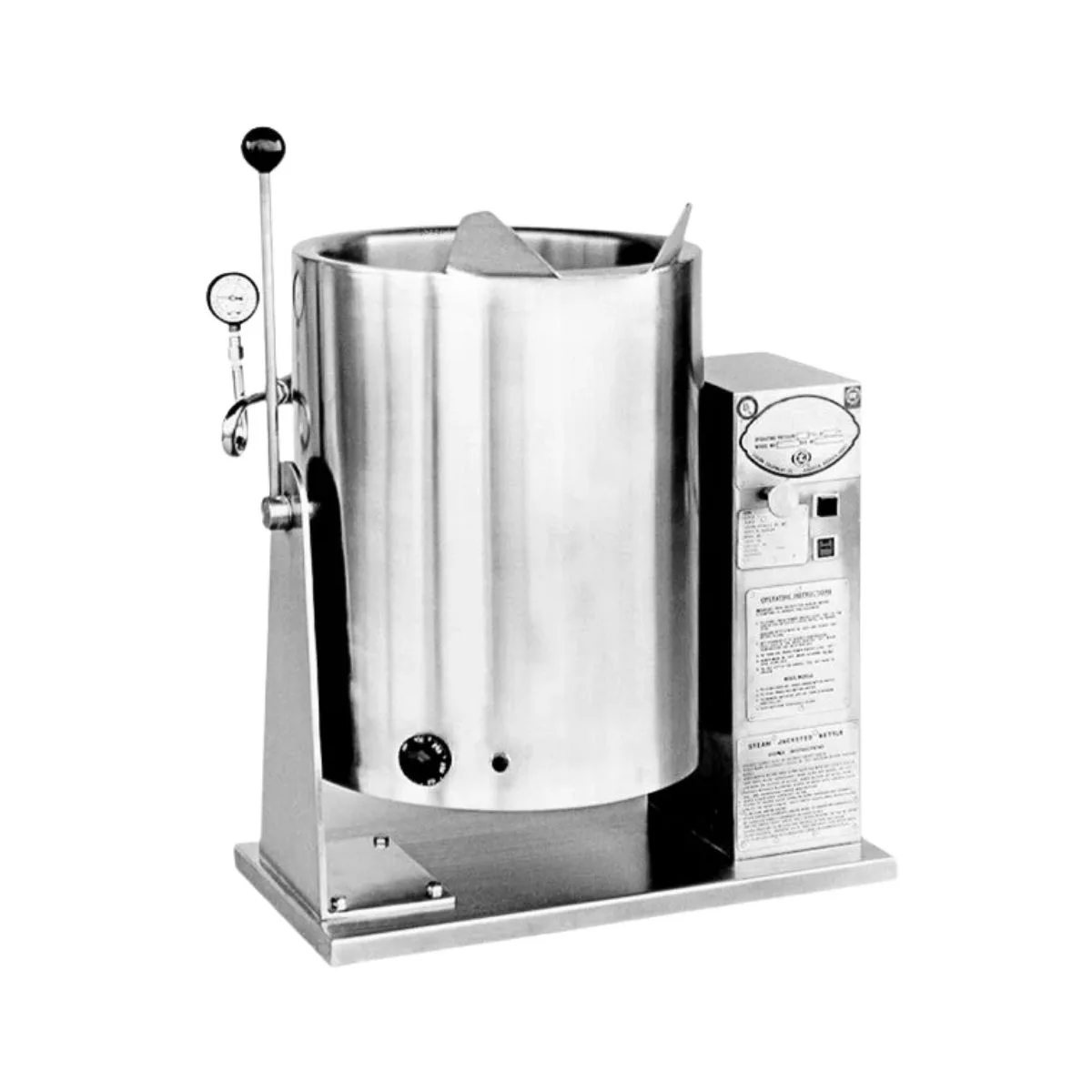 AccuTemp ALTEH-5 5 Gallon Countertop Tilting 2/3 Steam Jacketed Electric Kettle