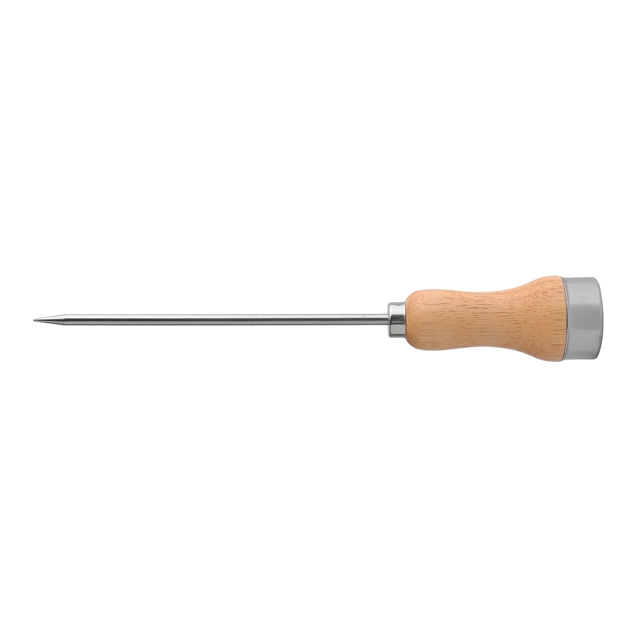 CAC China ICPK-1 Ice Pick, 9-1/2"L, 1-pt., Stainless Steel with Wood Handle