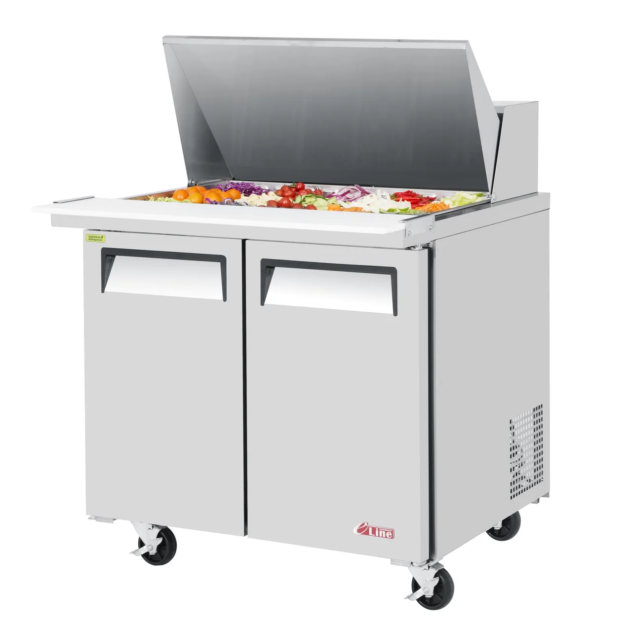 Turbo Air EST-36-15-N6-V 36" Two Section Mega Top Sandwich Prep Table