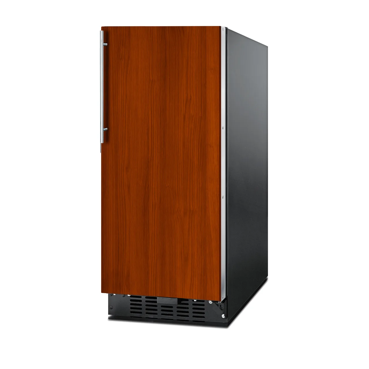 Summit ALR15BIF 15" Built-in or Freestanding Undercounter Refrigerator in Black, w/ Panel Ready Door, 2.2 cu. ft.