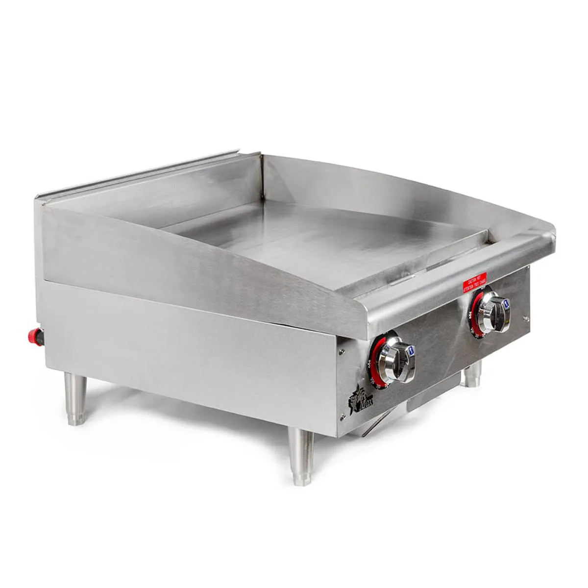 Star 624TF 24" Countertop Thermostatic Gas Griddle, 1" Steel Plate, 56.600 BTU