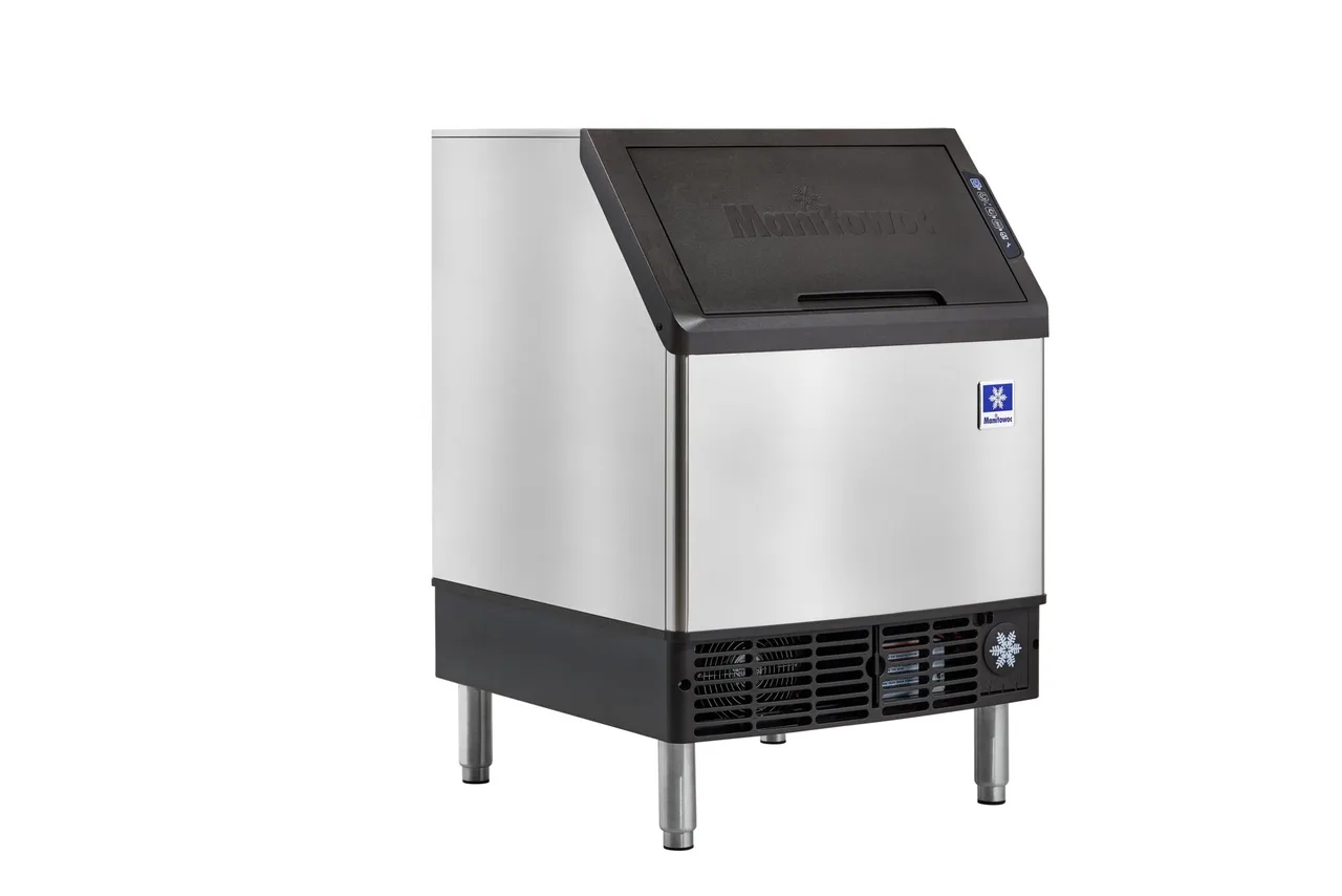 Manitowoc UDP0240W Ice Maker, 240 lb/Day, 26"W×28"D×38½"H, Water-Cooled, Cube, 90 lb Bin, 5µm Filter