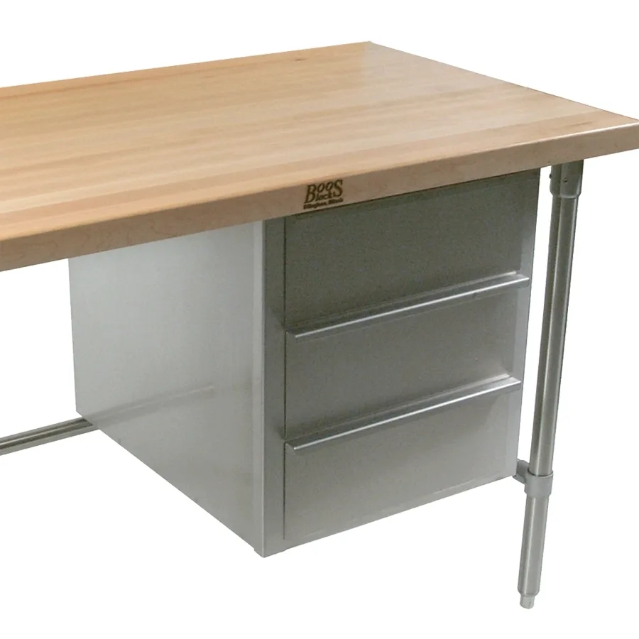 John Boos D11 Drawer Unit, 3-Tier, 20-1/4"W X 24-7/8"D X 22"H