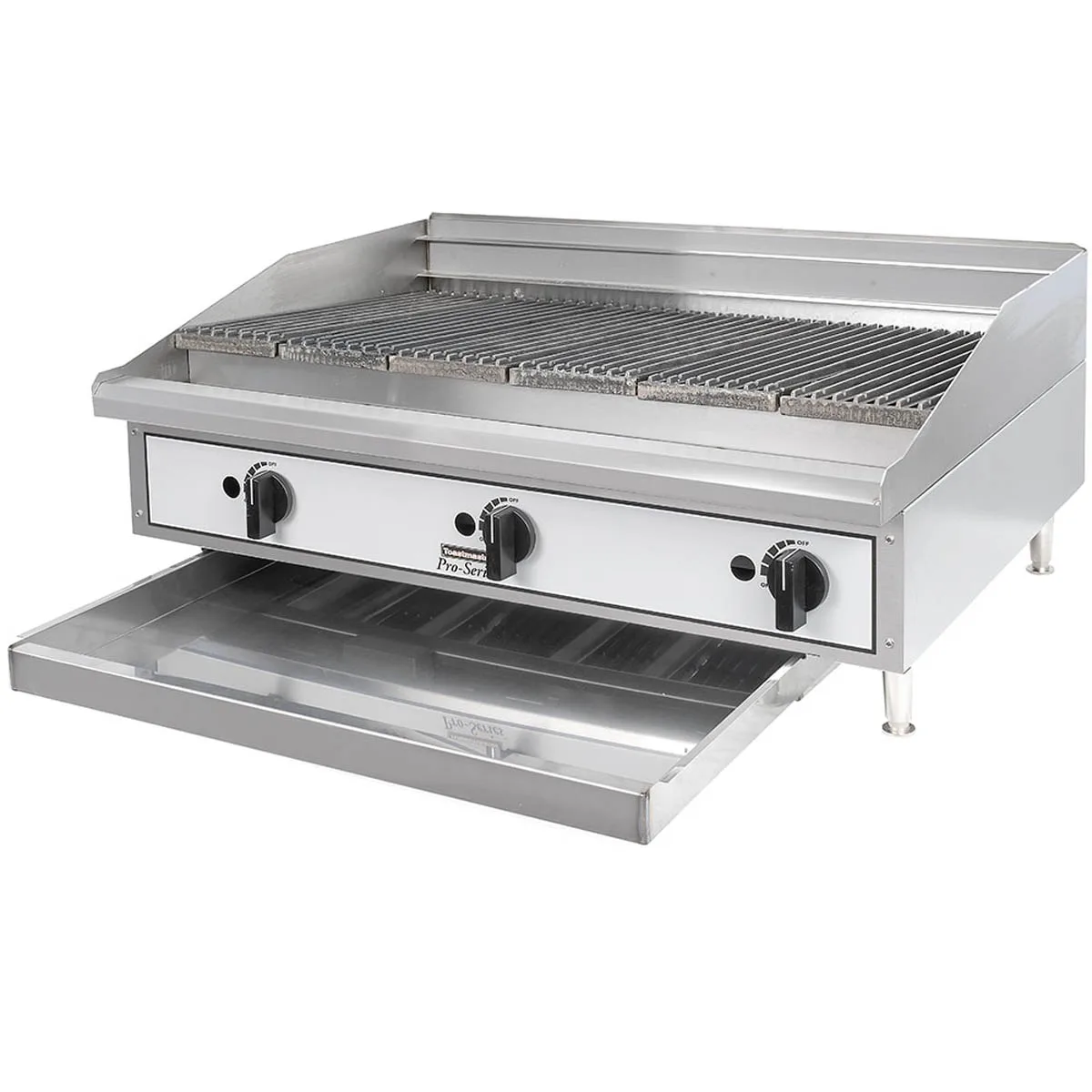 Toastmaster TMRC36 36" Countertop Gas Radiant Charbroiler w/ (3) Burners, 90.000 BTU